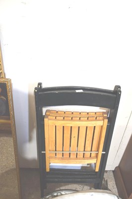 Lot 296 - A pair of folding chairs