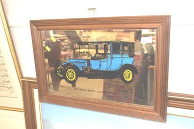 Lot 322 - A Rolls Royce Silver Ghost picture mirror