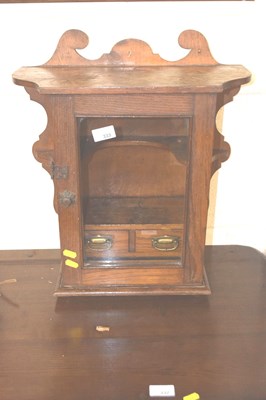 Lot 333 - A late 19th Century smokers cabinet with...