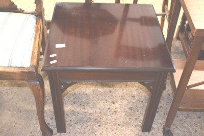 Lot 358 - A dark finish coffee table