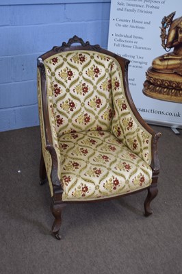 Lot 359 - 19th century mahogany framed and floral...