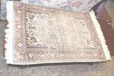 Lot 383 - A 20th Century prayer mat, worn condition