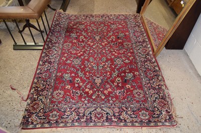 Lot 398 - Machine made patterned floor rug