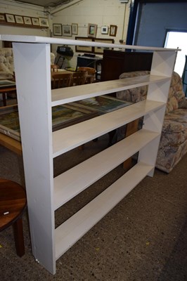 Lot 411 - White painted bookcase