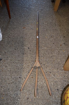 Lot 426 - A vintage wooden hay fork