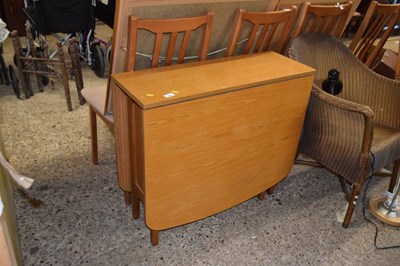 Lot 430 - A vintage drop leaf kitchen table