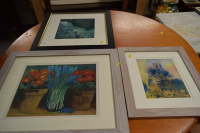 Lot 444 - Dee Evans a group of three various studies,...