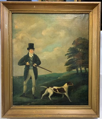 Lot 88 - British School, 19th century, Gentleman with a...