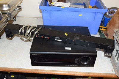 Lot 703 - A Yamaha integrated receiver SR300 together...