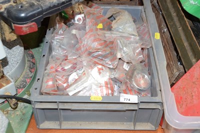 Lot 774 - Box of spanner attachments