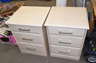 Lot 788A - Pair of modern bedside cabinets