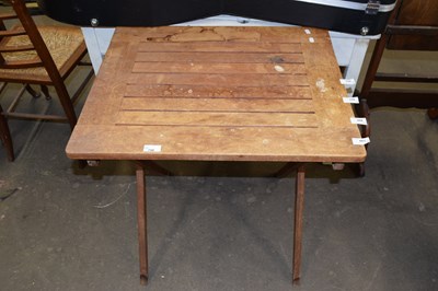 Lot 798 - Folding hardwood table