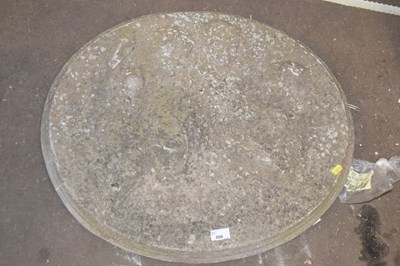 Lot 808 - A concrete plaque decorated with figures