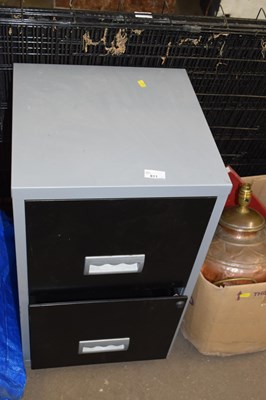 Lot 811 - Metal filing cabinet