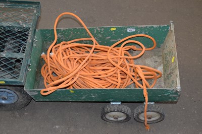 Lot 839 - A metal trailer for a child's tractor