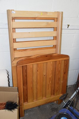 Lot 843 - Pine framed child's bed