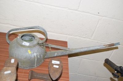 Lot 867 - A vintage galvanised watering can