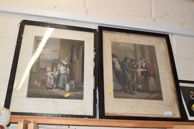 Lot 545 - Two coloured prints from The Cries of London...