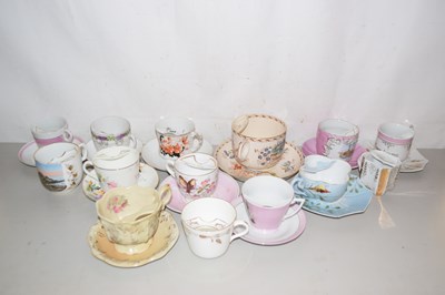 Lot 569 - Mixed Lot: Various moustache cups and saucers