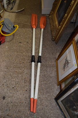 Lot 300A - A Pair of oars