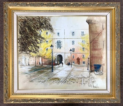 Lot 95 - Ben Maile (1922-2017), 'Staple Inn Law Courts,...