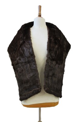Lot 147 - A mink fur stole, with tailored fit to shoulders
