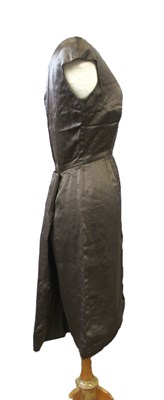 Lot 25 - A 1950' satin shift dress by Simpsons...