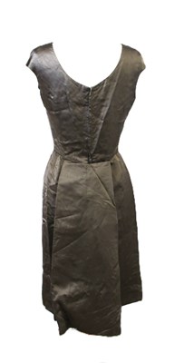 Lot 25 - A 1950' satin shift dress by Simpsons...