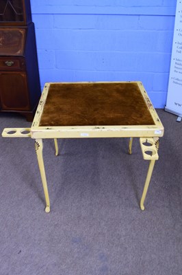 Lot 414 - Early 20th century painted travelling games...