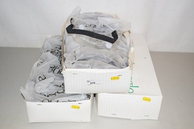 Lot 579 - Three boxes of safety goggles