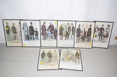 Lot 627 - Qty of framed vintage style prints