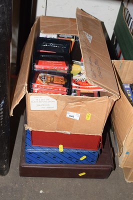 Lot 646 - Four boxes of assorted cassettes