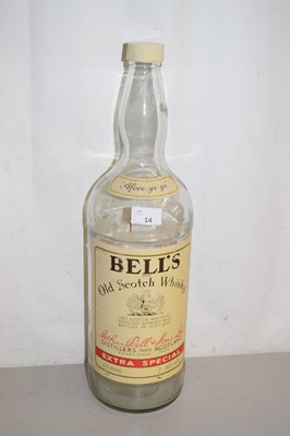 Lot 14 - Oversized Bells whisky bottle