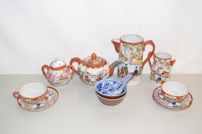 Lot 15 - Qty of Kutani teawares and others