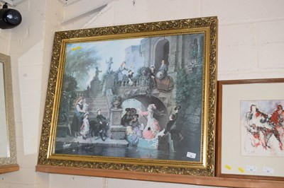 Lot 34 - Reproduction print in gilt frame