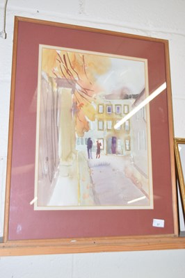 Lot 37 - Derek Inwood watercolour of Zagreb