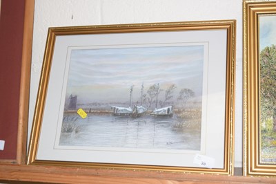 Lot 38 - Boats on the Broads by B Burroughs