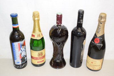 Lot 136 - FIFA World Cup Trophy shaped bottle containing...