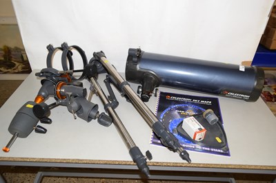 Lot 140 - Celestron 130 telescope with stand