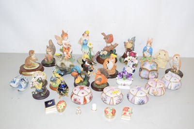 Lot 178 - Mixed lot various animal models, trinket boxes...