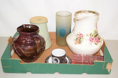 Lot 182 - Mixed lot, wash bowl and jugs etc