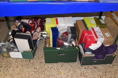 Lot 195 - Three boxes various ladies shoes