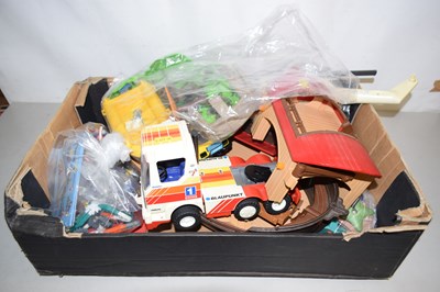 Lot 199 - A box various toys to include Knex, various...