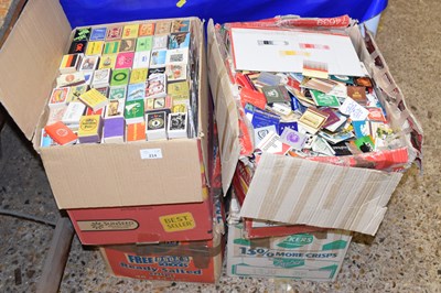 Lot 214 - Four boxes containing a large collection of...