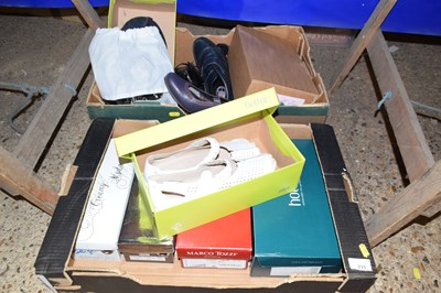 Lot 215 - Two boxes ladies shoes