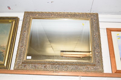 Lot 221 - Gilt framed wall mirror