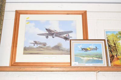 Lot 222 - Two framed aeronautical prints