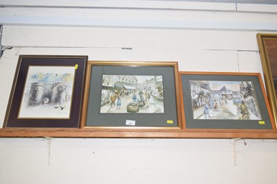 Lot 225 - Three framed  watercolurs