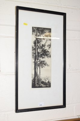 Lot 238 - Landscape view, framed engraving