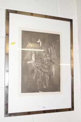 Lot 240 - Contempory print of Bathroom sinks